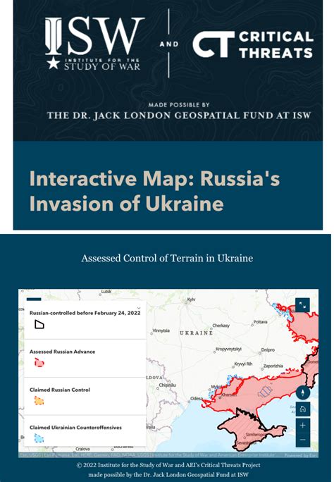 ukraine war interactive map isw